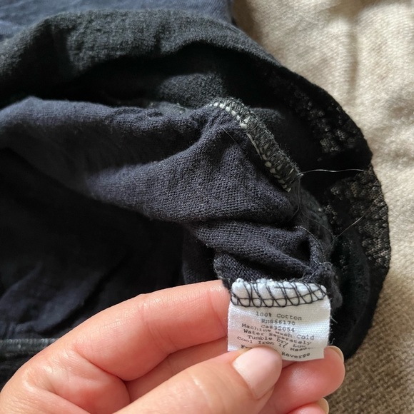 LUX Black Boat Neck Tank Top with Lace - XS - Picture 5 of 7